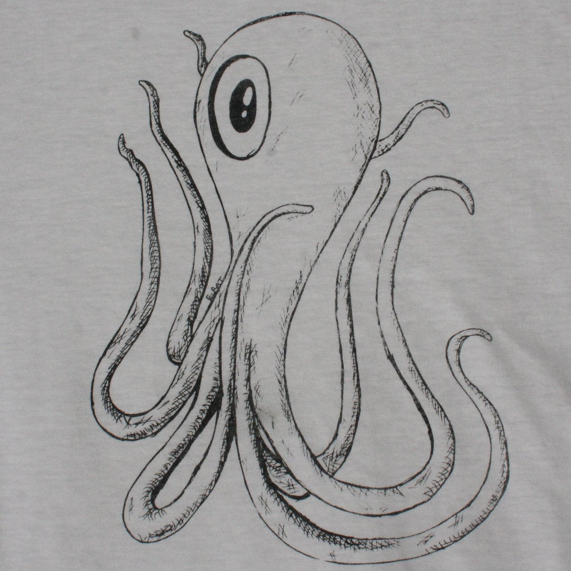 Octoclops - Original screen printed T-Shirt by ElRat Designs - ElRatDesigns - T Shirt