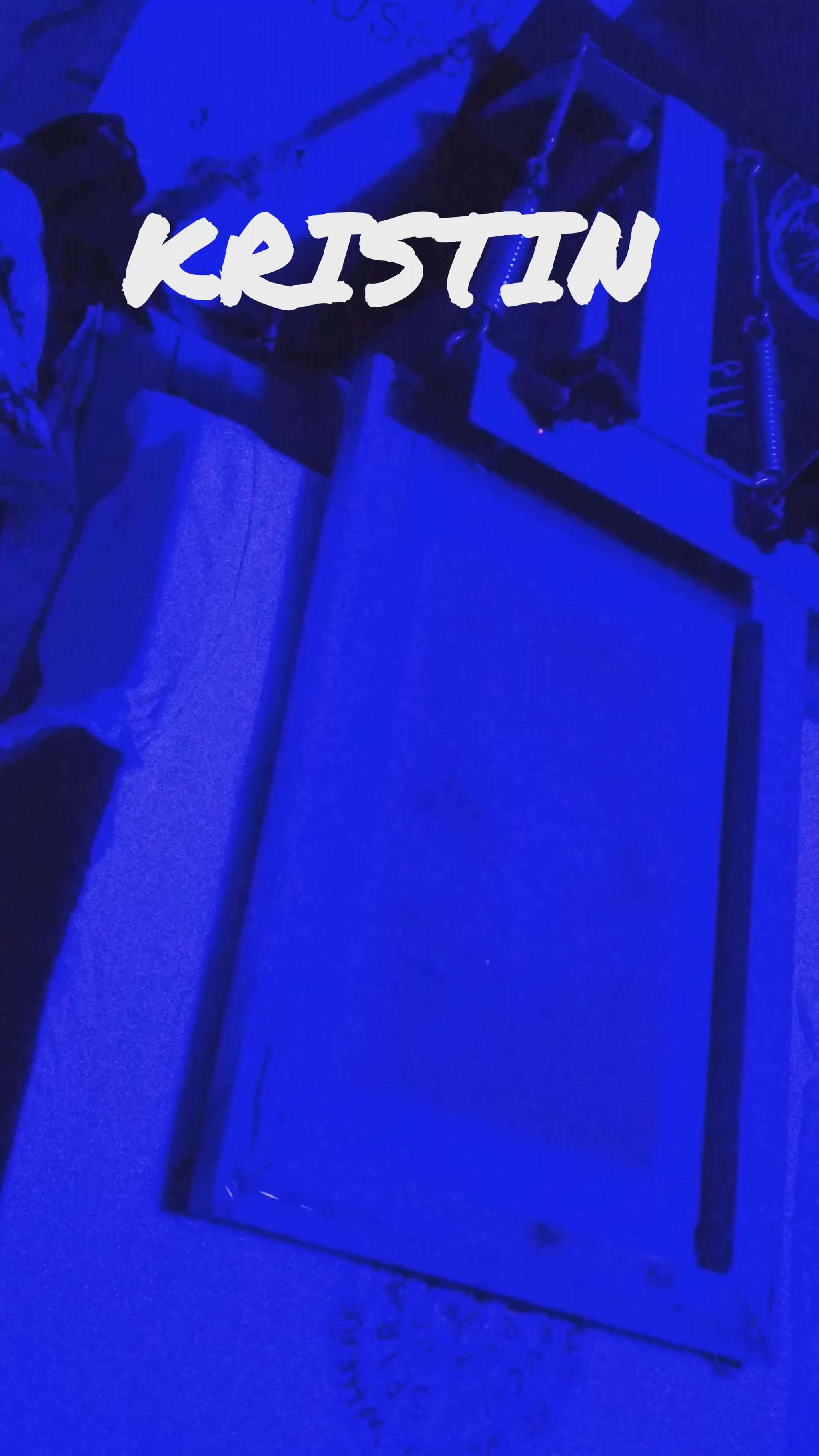 ElRat Promo Video - Printing - Kristin Hersh, Kristin Fuckin' Hersh graffiti style cards. ElRat Designs, hand pulled screen print with eco friendly water based ink. only from elratdesigns.co.uk - hero