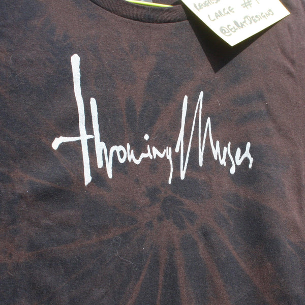 Throwing Muses 1986 logo - Large ONE OFF Reverse Tie-Dye (#1) ***MISPRINT*** - ElRatDesigns - T Shirt