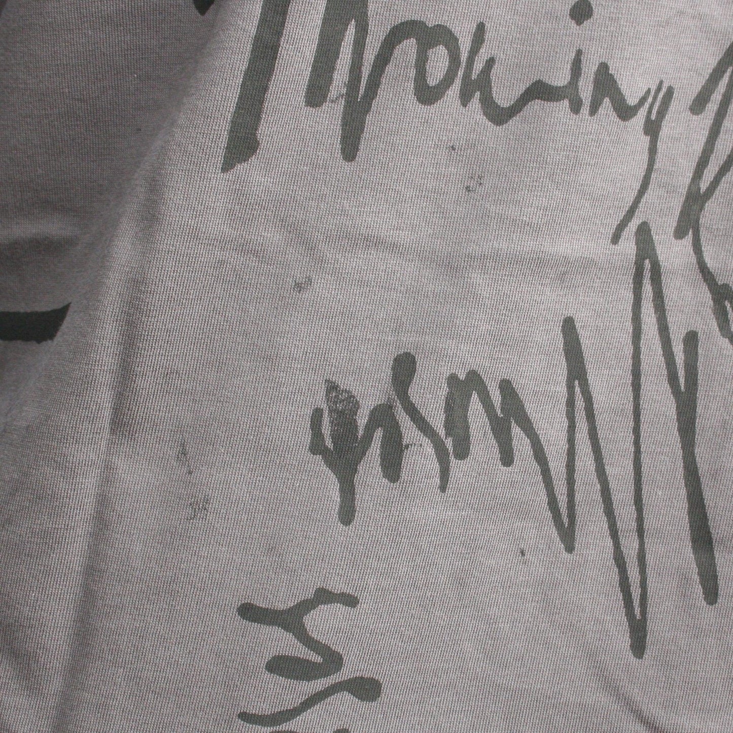 Throwing Muses 1986 logo - One of a kind Messy Print T-Shirt by ElRat Designs - ElRatDesigns - T Shirt