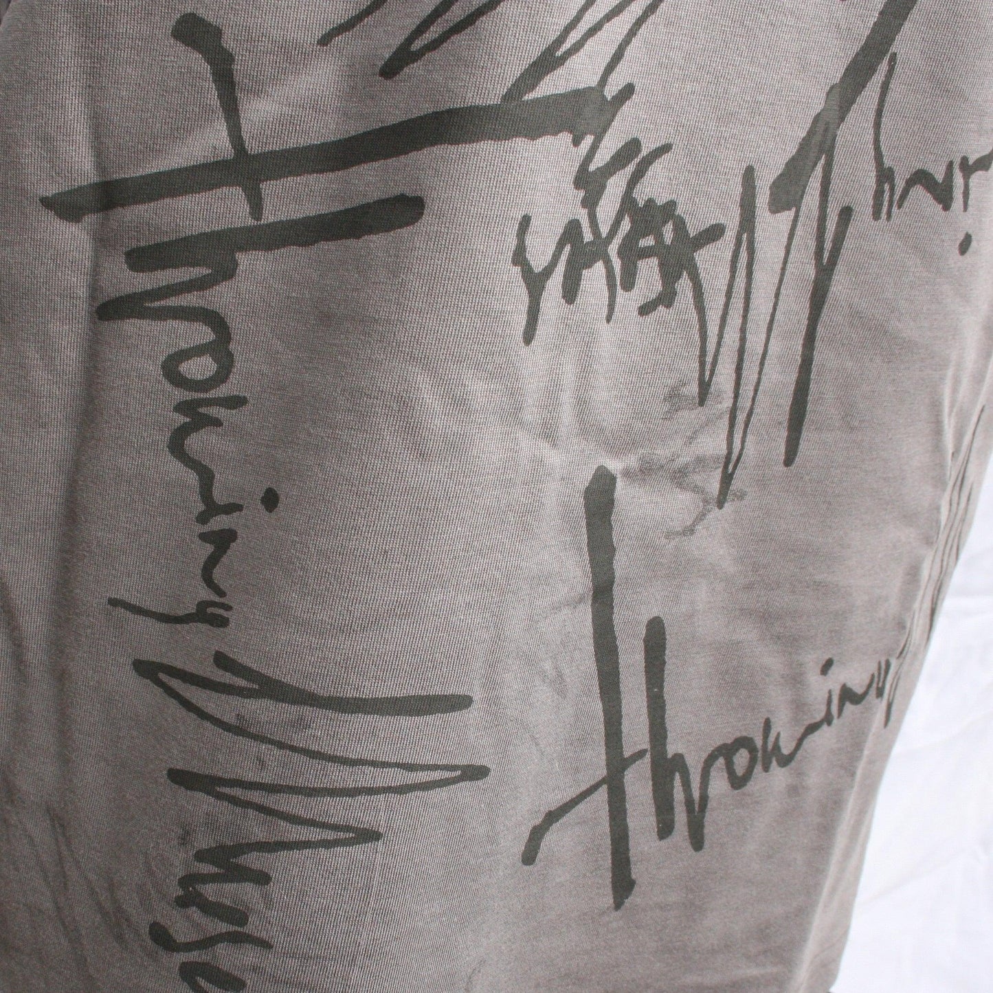 Throwing Muses 1986 logo - One of a kind Messy Print T-Shirt by ElRat Designs - ElRatDesigns - T Shirt