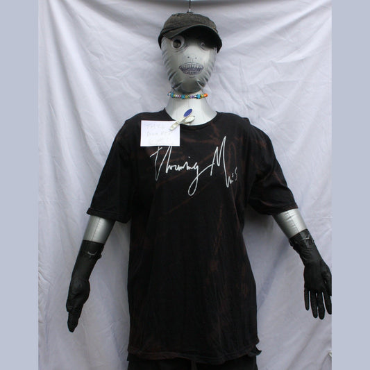 Throwing Muses 2024 - handwritten by KH - Large ONE OFF Reverse Tie - Dye (#1) ***MISPRINT*** - ElRatDesigns - T Shirt