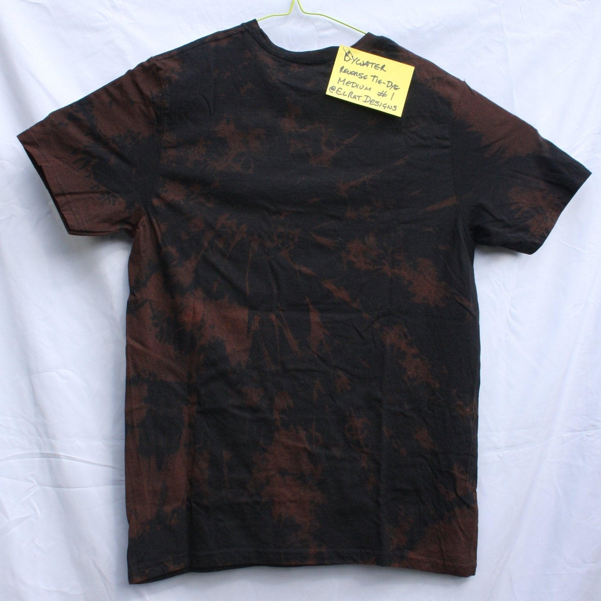 Throwing Muses 'Bywater' fish tee - Medium ONE OFF Reverse Tie-Dye (#1) ***MISPRINT*** - ElRatDesigns - T Shirt