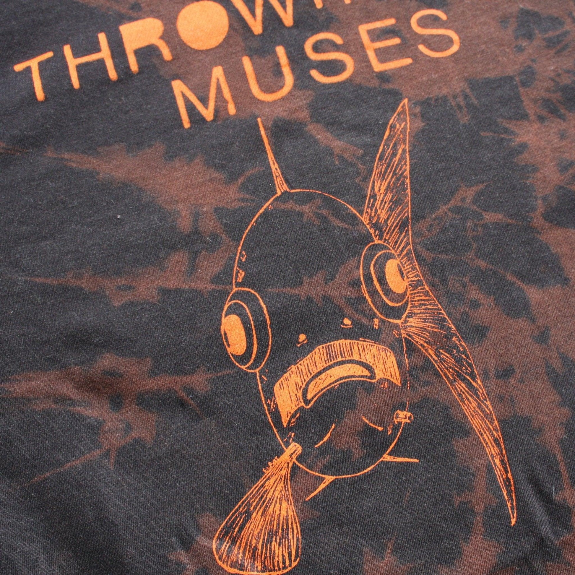 Throwing Muses 'Bywater' fish tee - Medium ONE OFF Reverse Tie-Dye (#1) ***MISPRINT*** - ElRatDesigns - T Shirt