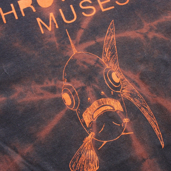 Throwing Muses 'Bywater' fish tee - Medium ONE OFF Reverse Tie-Dye (#2) ***MISPRINT*** - ElRatDesigns - T Shirt