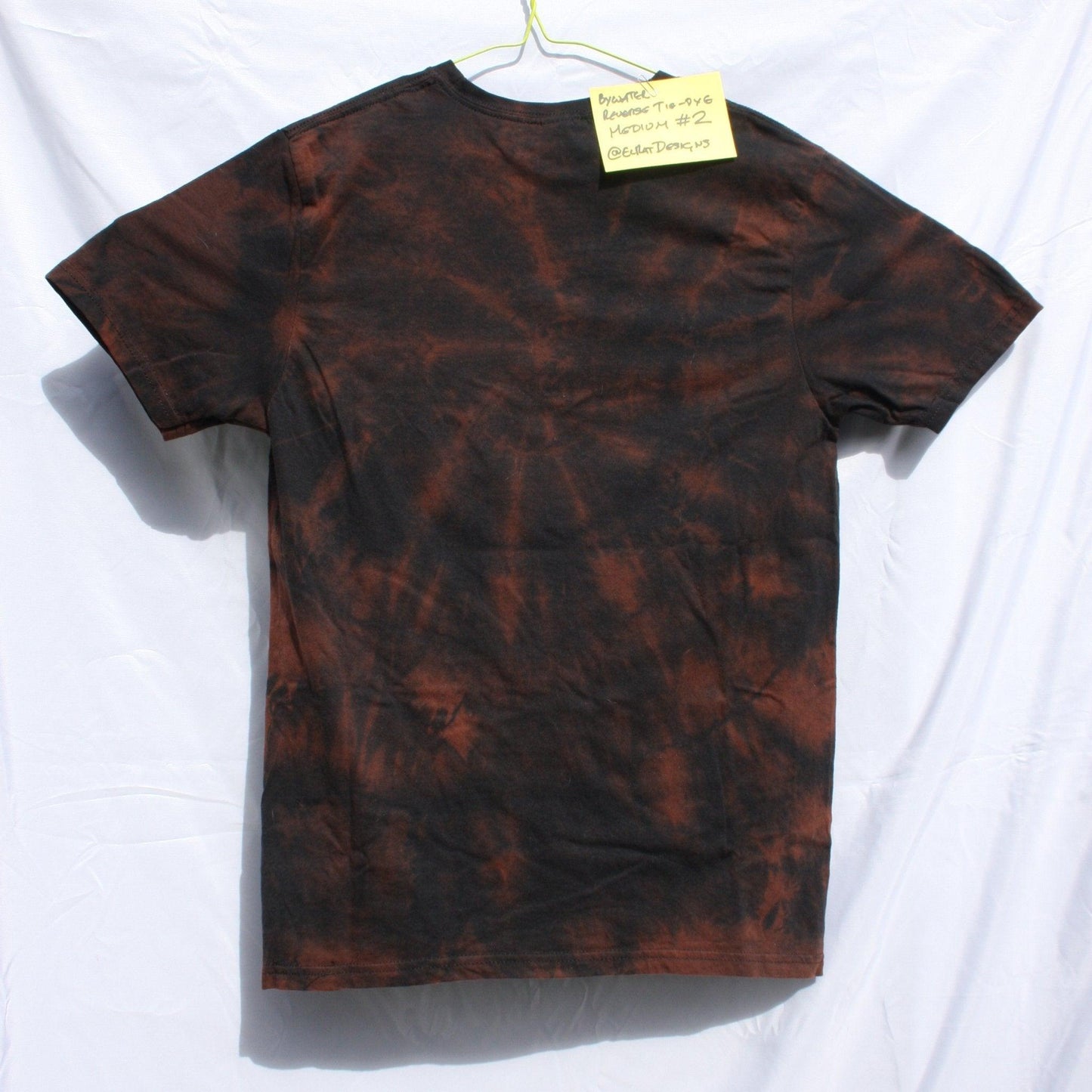 Throwing Muses 'Bywater' fish tee - Medium ONE OFF Reverse Tie-Dye (#2) ***MISPRINT*** - ElRatDesigns - T Shirt