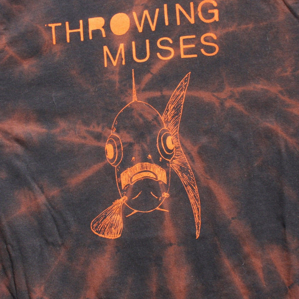 Throwing Muses 'Bywater' fish tee - Medium ONE OFF Reverse Tie-Dye (#2) ***MISPRINT*** - ElRatDesigns - T Shirt