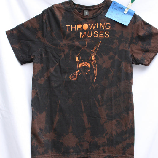 Throwing Muses 'Bywater' fish tee - Small ONE OFF Reverse Tie - Dye (#1) ***MISPRINT*** - ElRatDesigns - T Shirt