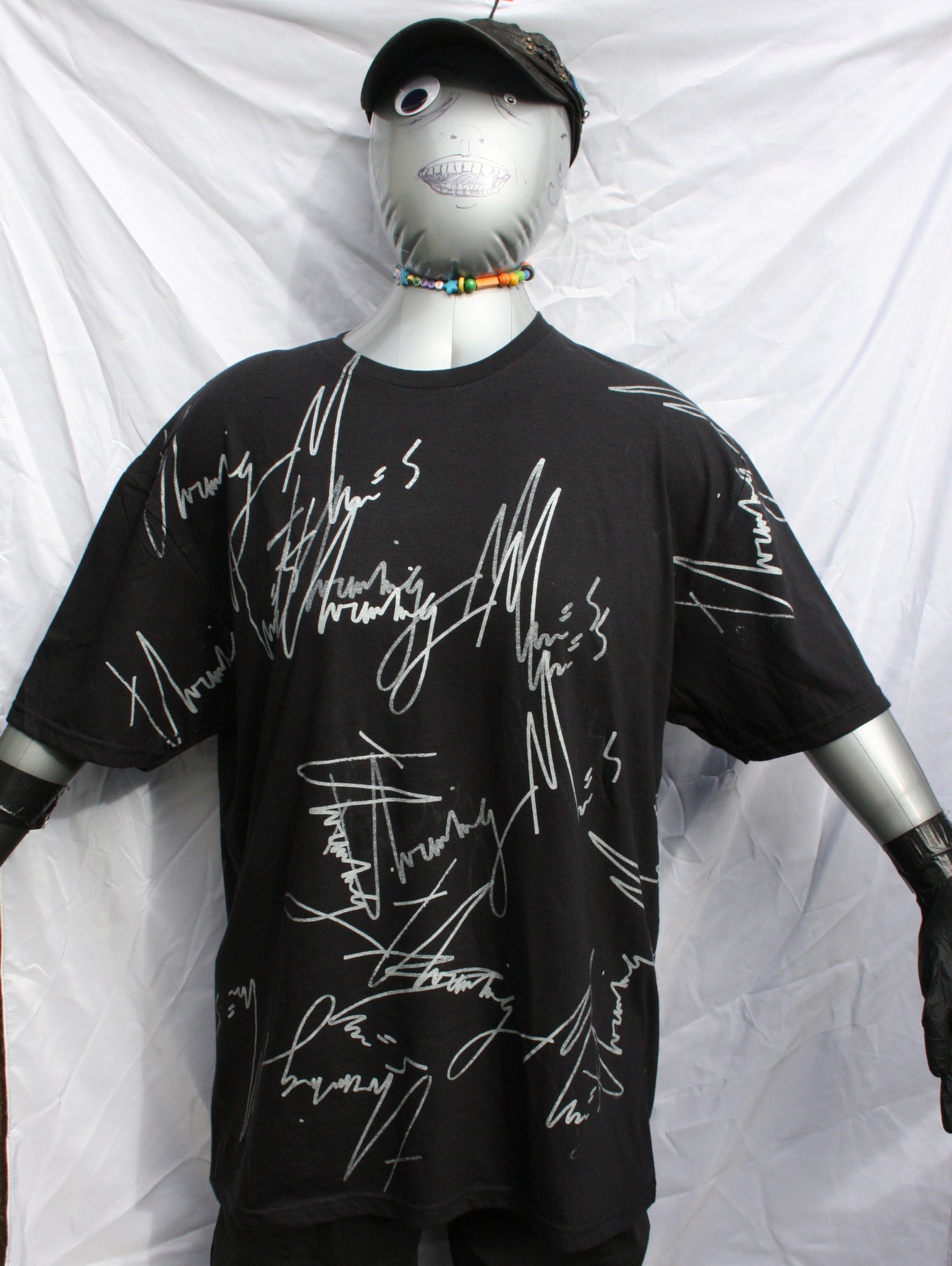 Throwing Muses font 2024 - One of a kind Messy Print T-Shirt by ElRat Designs - ElRatDesigns - T Shirt
