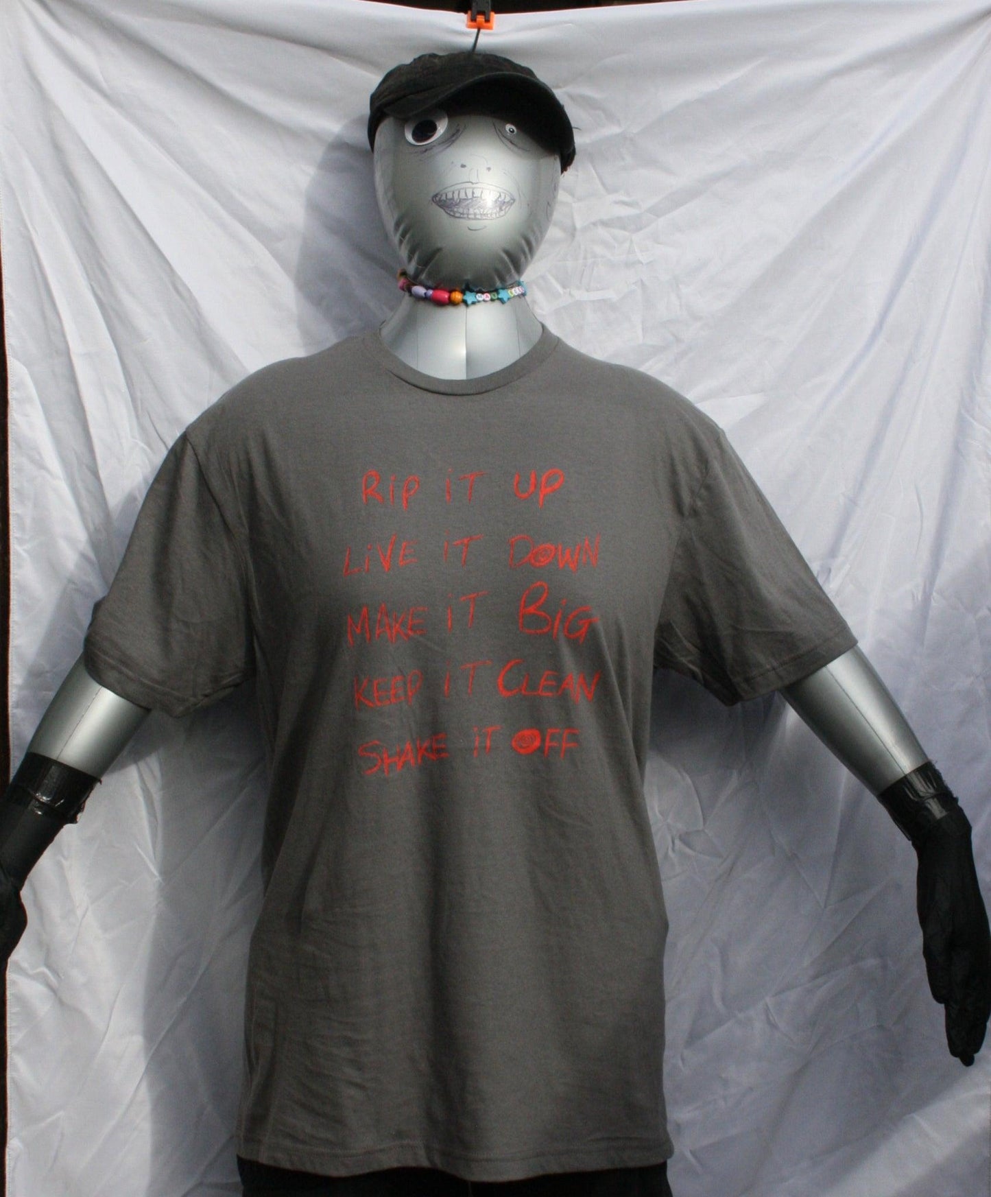 Throwing Muses 'Hook in her Head' t-shirt designed and screen-printed by ElRat Designs.