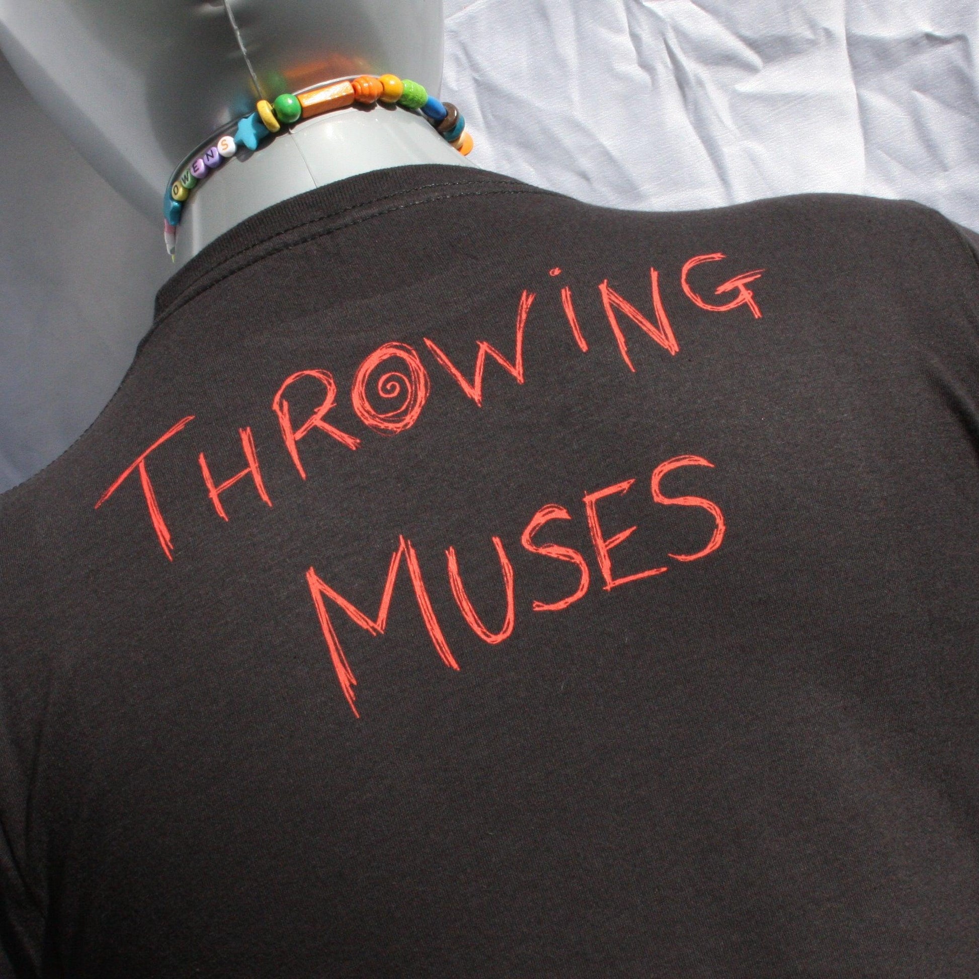 Throwing Muses 'Hook in her Head' t-shirt designed and screen-printed by ElRat Designs.