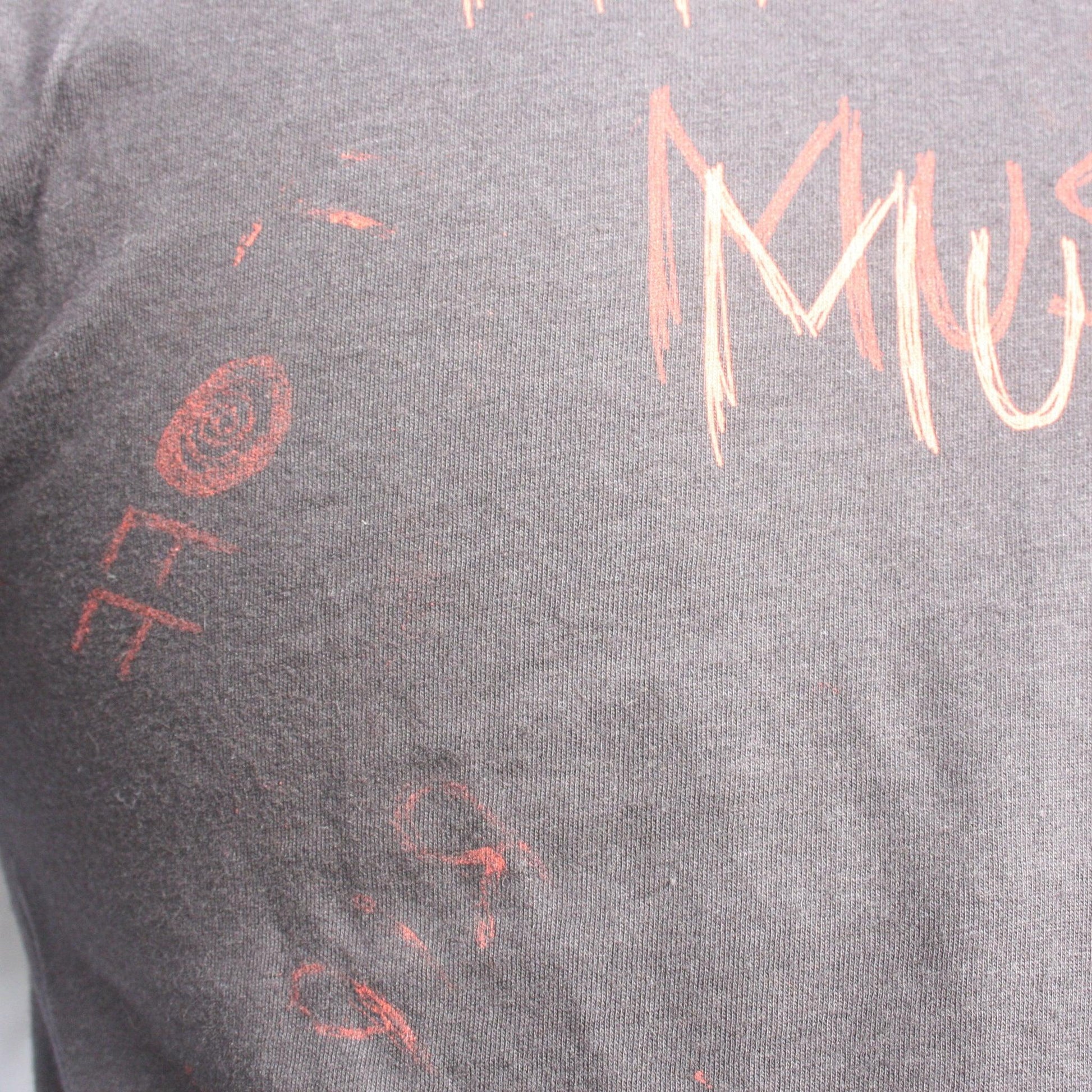 Throwing Muses "Hook in her Head" - One of a kind Messy Print T-Shirt by ElRat Designs - ElRatDesigns - T Shirt