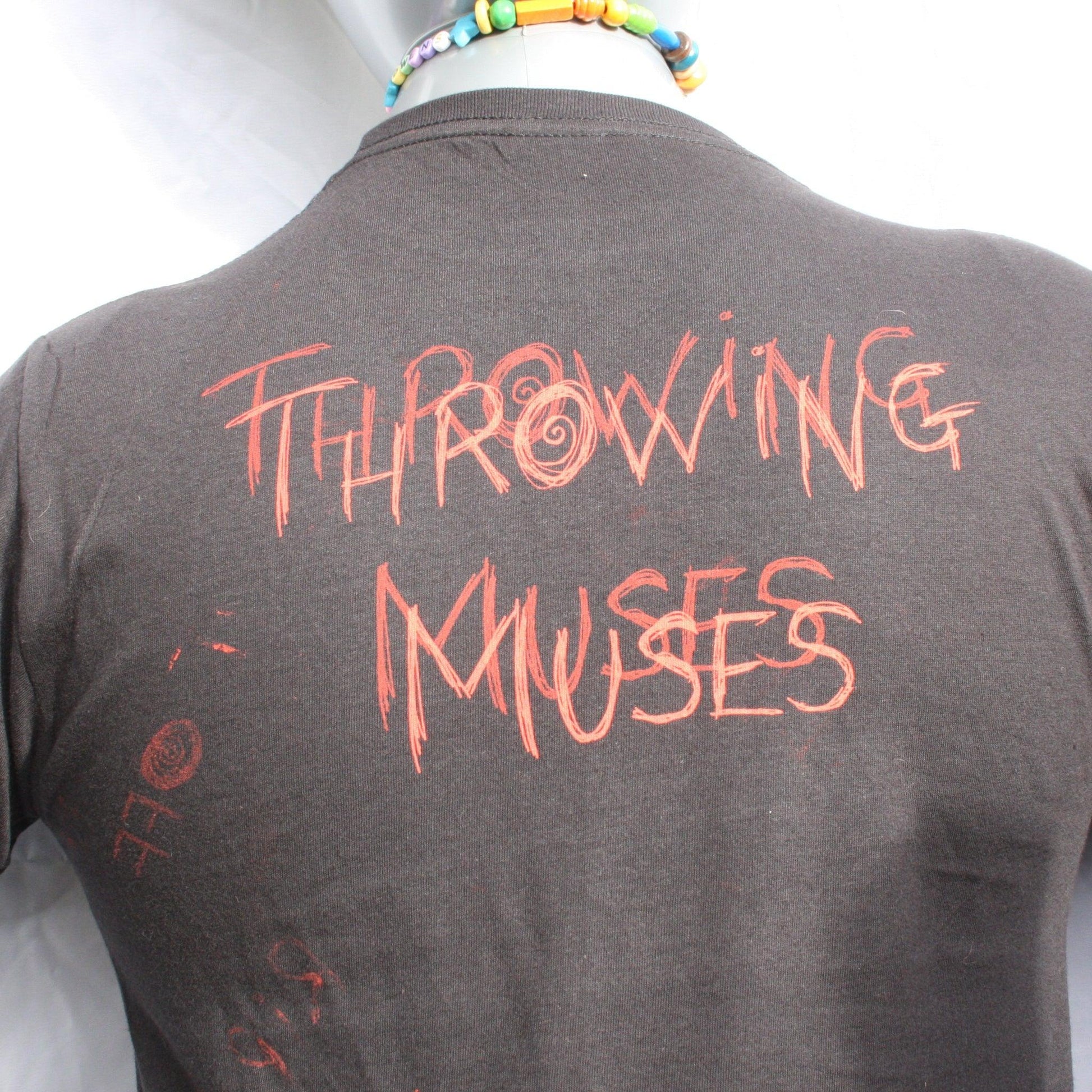 Throwing Muses "Hook in her Head" - One of a kind Messy Print T-Shirt by ElRat Designs - ElRatDesigns - T Shirt