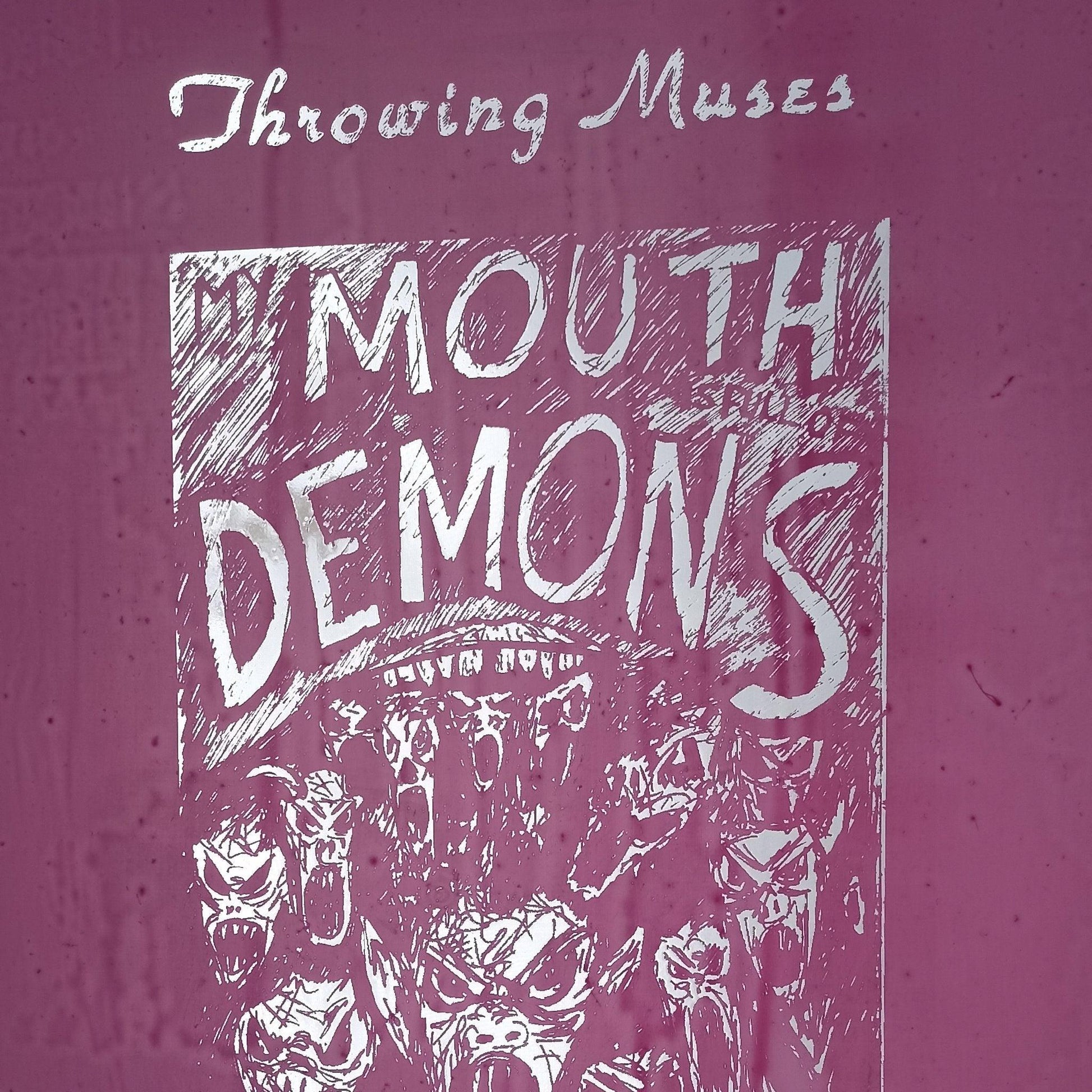 Throwing Muses 'My mouth is full of Demons', 'Ellen West' tee - screen printed t-shirt - ElRat/Hersh - ElRatDesigns - T Shirt