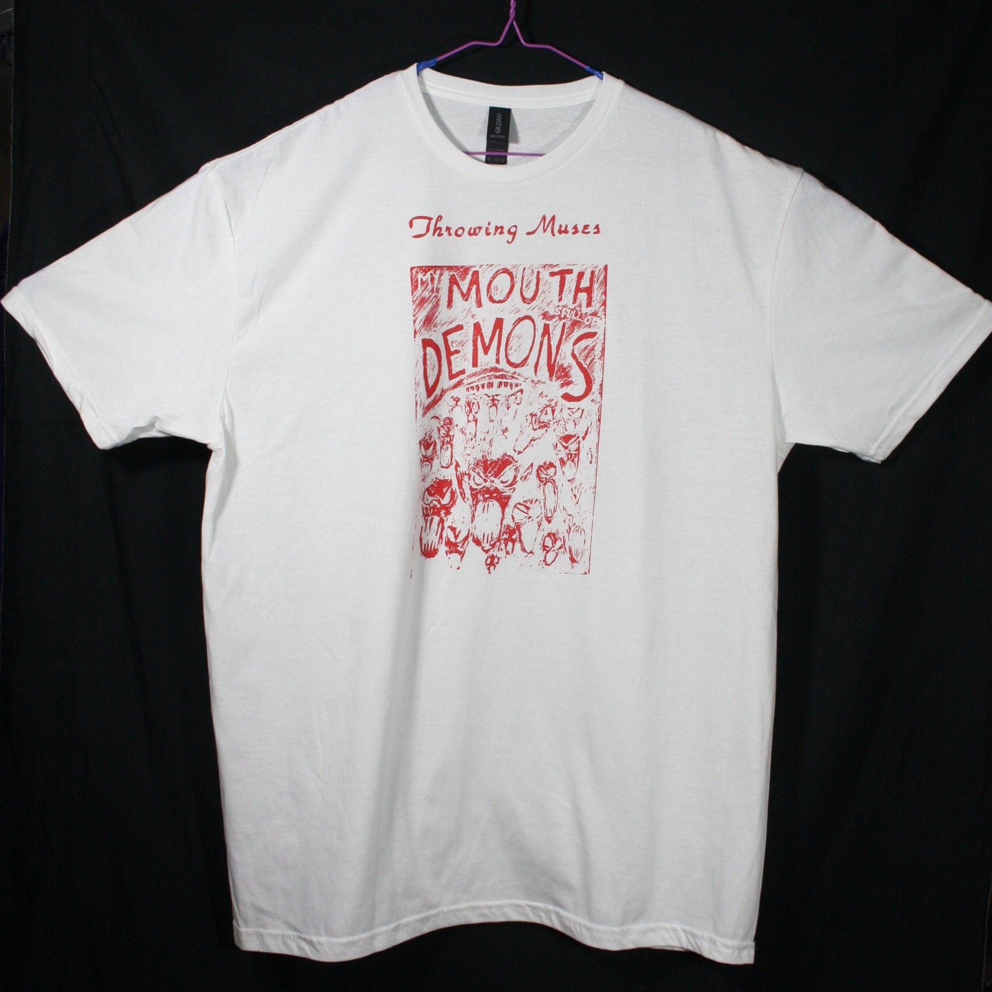 Throwing Muses 'My mouth is full of Demons', 'Ellen West' tee - screen printed t-shirt - ElRat/Hersh - ElRatDesigns - T Shirt