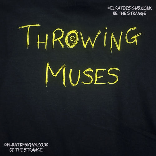 Throwing Muses, Slippershell, hand drawn by ElRat, hand printed by ElRat Designs - elratdesigns.co.uk