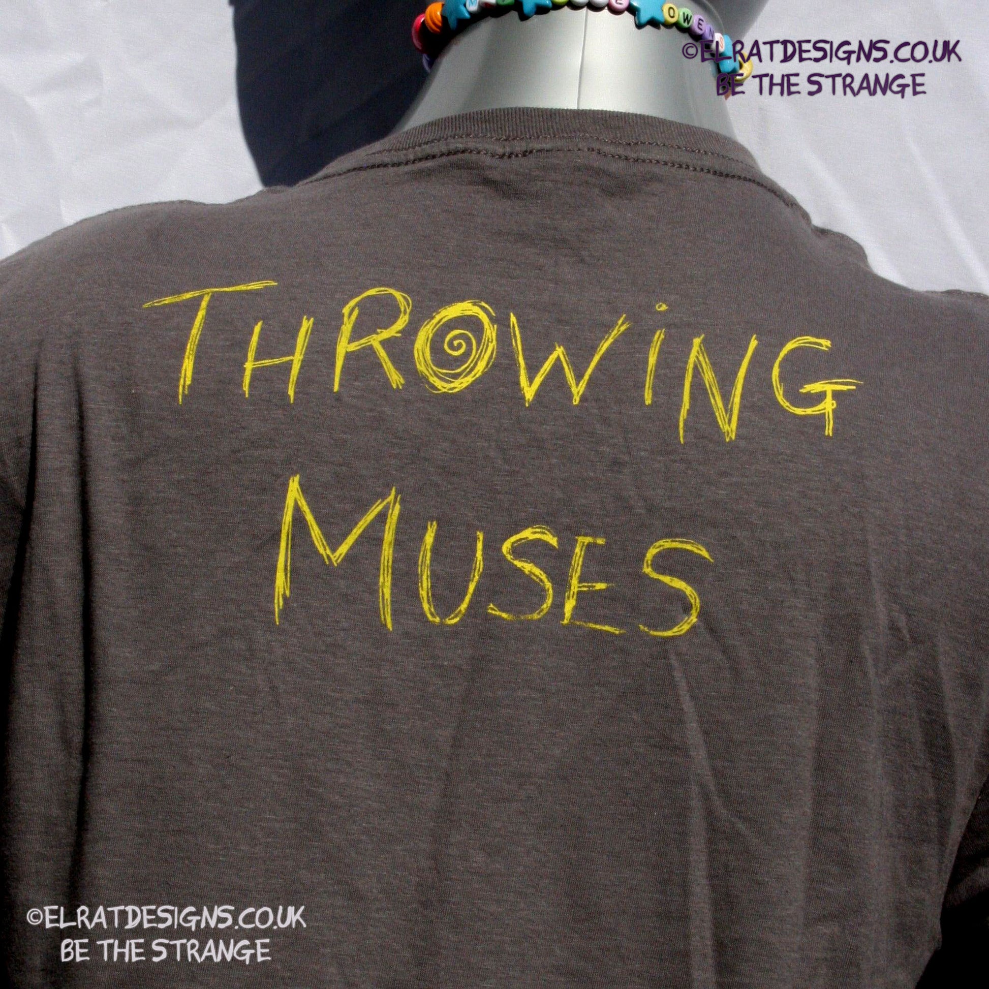 Throwing Muses, Slippershell, hand drawn by ElRat, hand printed by ElRat Designs - elratdesigns.co.uk