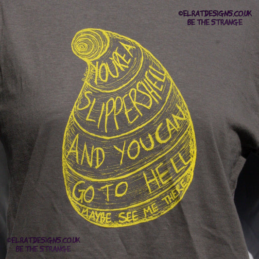 Throwing Muses, Slippershell, hand drawn by ElRat, hand printed by ElRat Designs - elratdesigns.co.uk