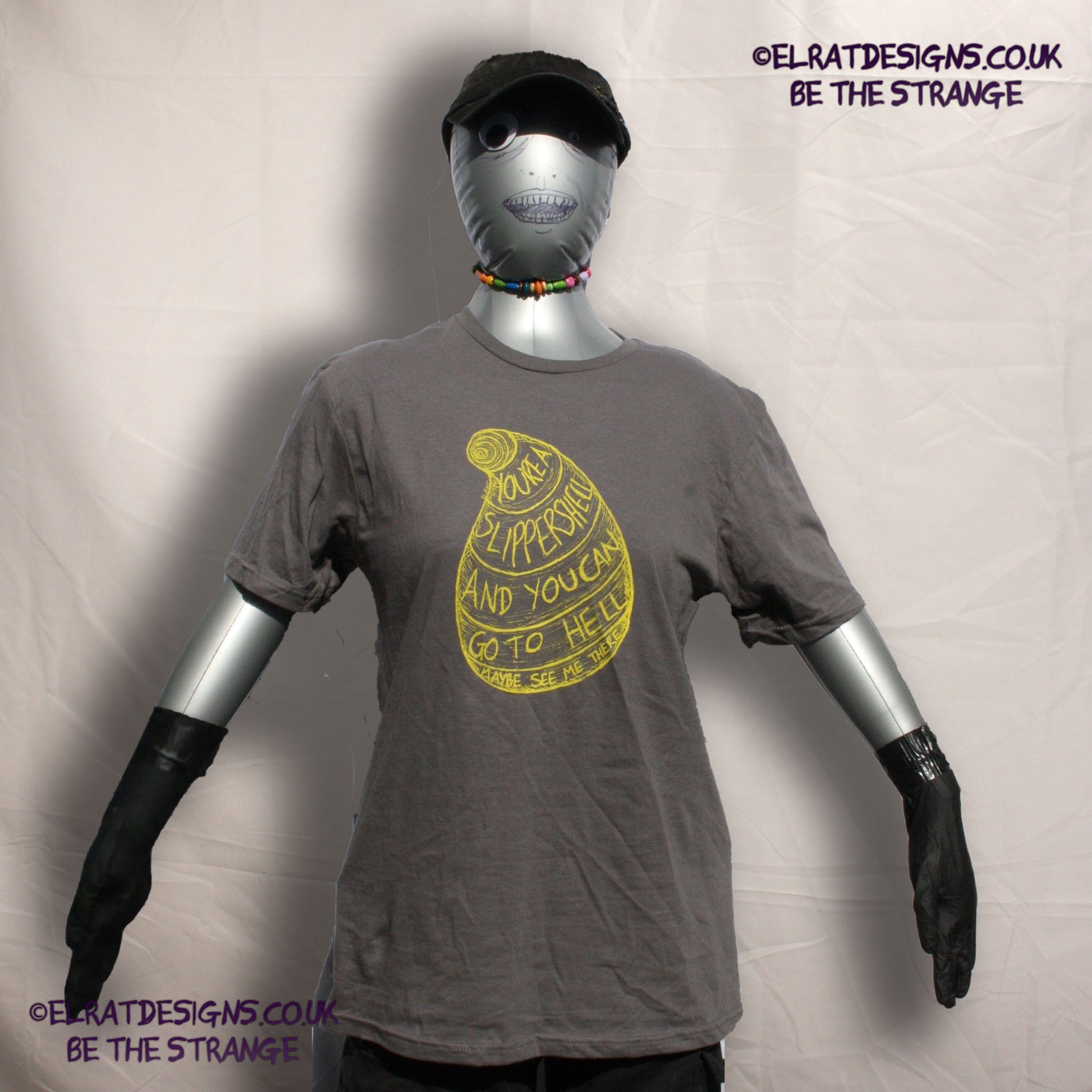 Throwing Muses, Slippershell, hand drawn by ElRat, hand printed by ElRat Designs - elratdesigns.co.uk