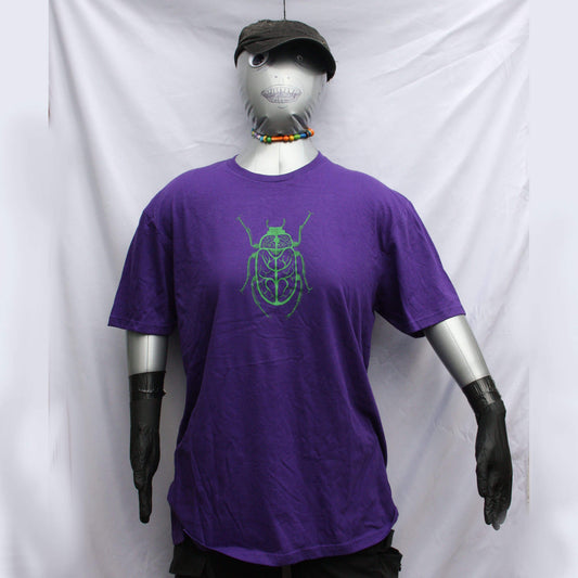 Vine Beetle, Original hand drawn bug, art T-Shirt by ElRat Designs