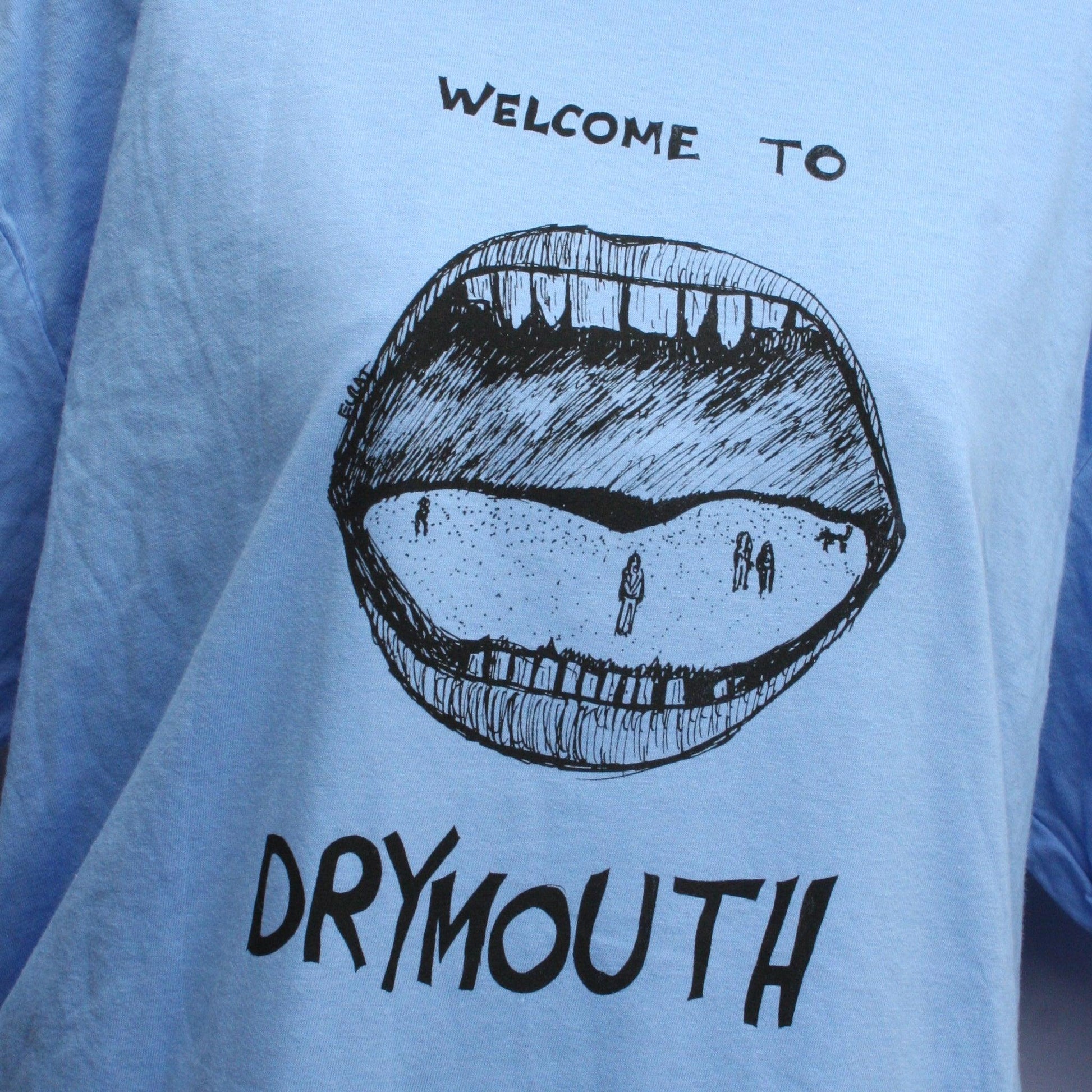 Welcome to Drymouth - Dry Mouth - Screen printed T - Shirt ElRat Designs original - ElRatDesigns - T Shirt