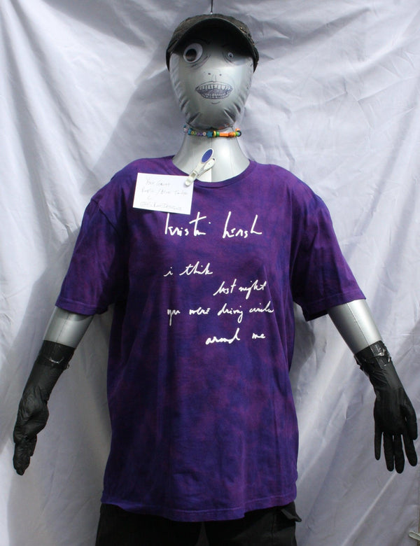 Your Ghost - Kristin Hersh T - Shirt - Large ONE OFF Purple/Blue Tie - Dye (#1) ***MISPRINT*** - ElRatDesigns - T Shirt